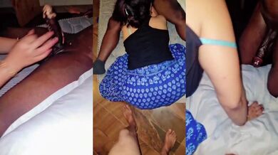 Horny desi wife give icecream BJ thresome bbc
